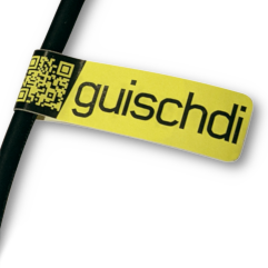 guischdi Sticker auf Kabel